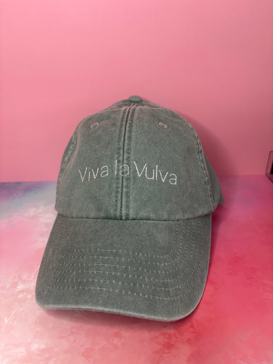 Cap stonewashed „Viva la Vulva“