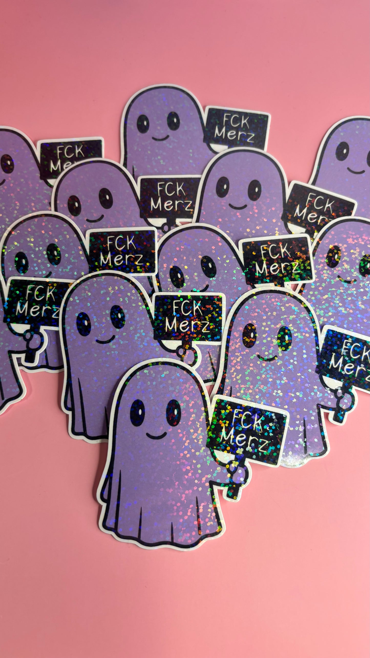 FCK MRZ Glitzersticker