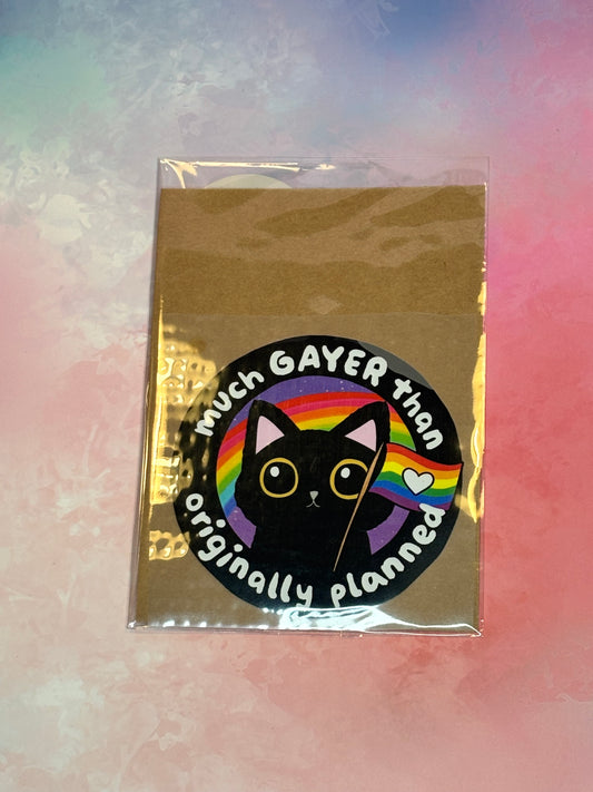 Bügelbild „much gayer than planned“