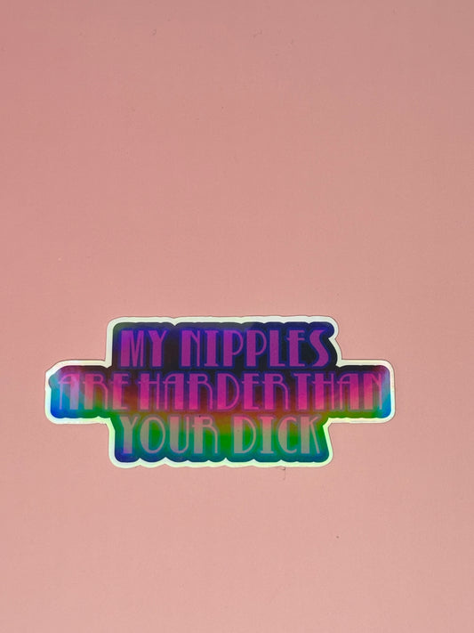 Sticker „My nipples“