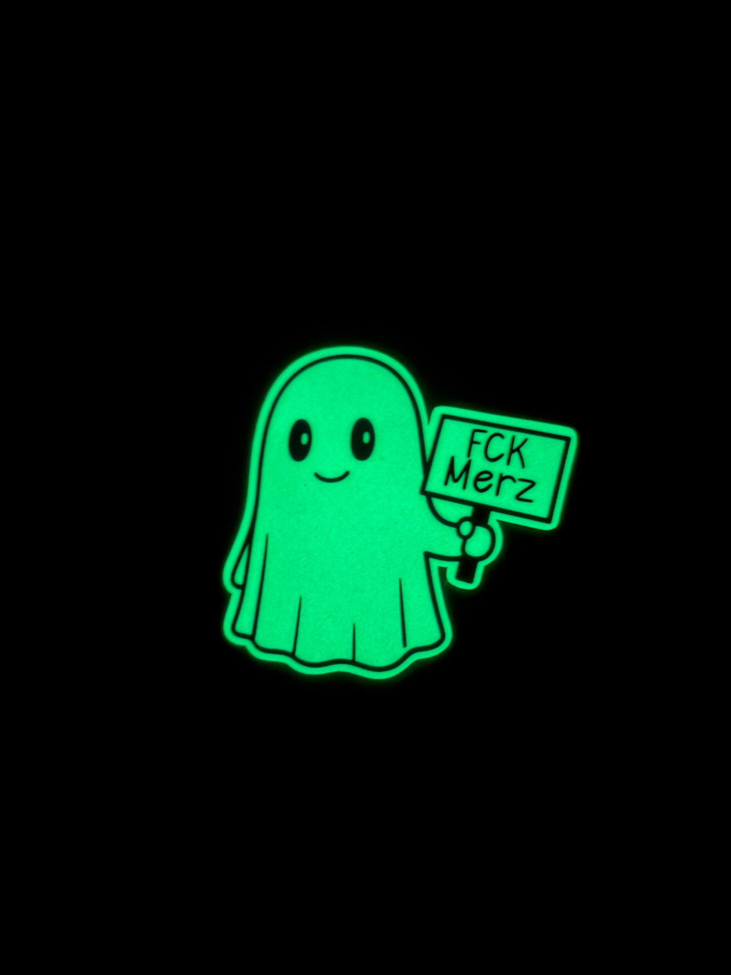 Sticker nachtleuchtend „FCK Merz“