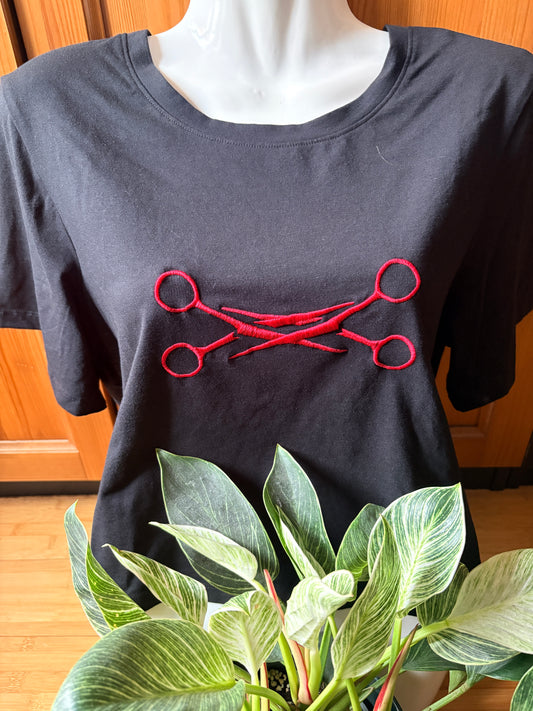Crop Shirt „Scissors“